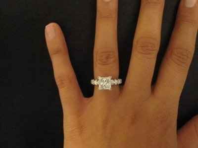 Might be rude to ask but how many CT's is your engagement ring? What is average?