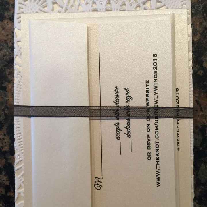DIY invite brides