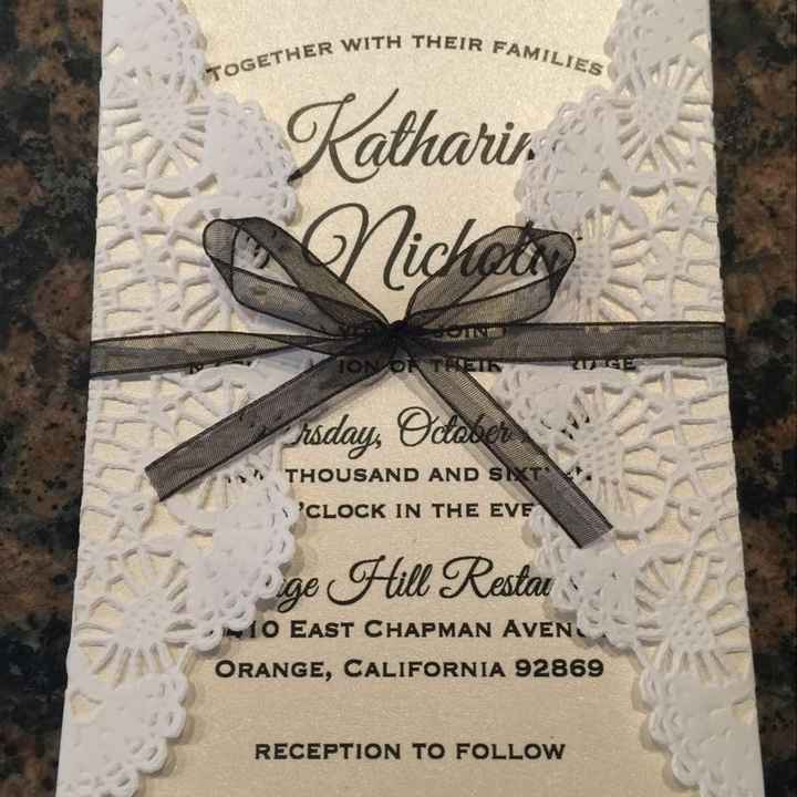 DIY invite brides