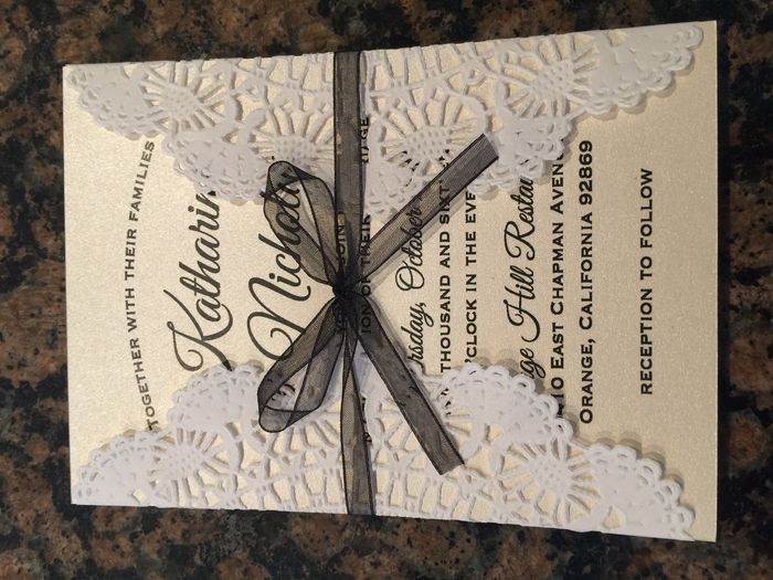 Wedding invitation -