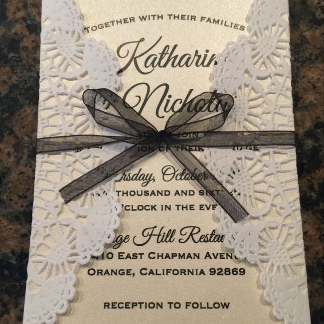 DIY invite brides