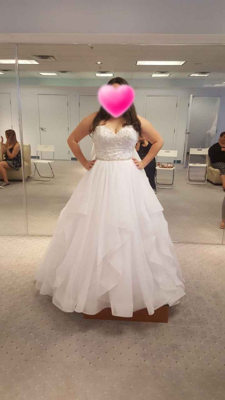 SAID YES TO THE DRESS