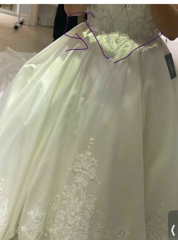 Do you think the waist can be dropped lower? More fitting and v shape. i attached a desired style - 
