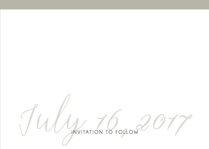 Save the dates