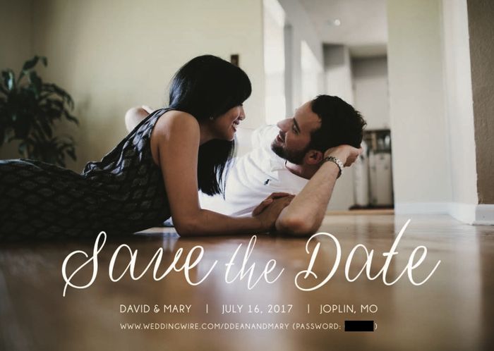 Save the dates