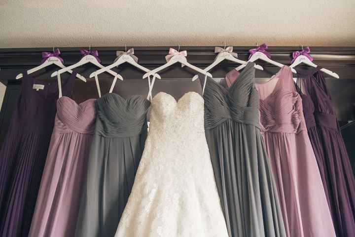 Dress hanging picture 