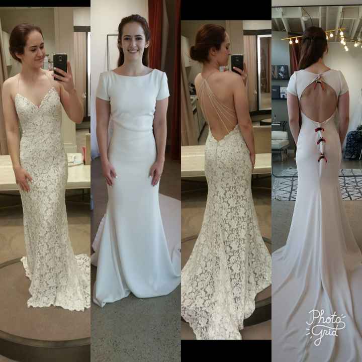 My dream gown or the one everyone else loves?
