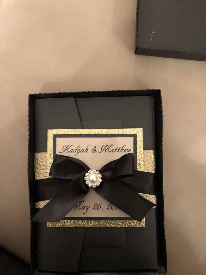 Wedding invites are finally out - 2