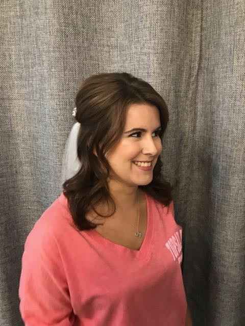 Hair and makeup trial done :)