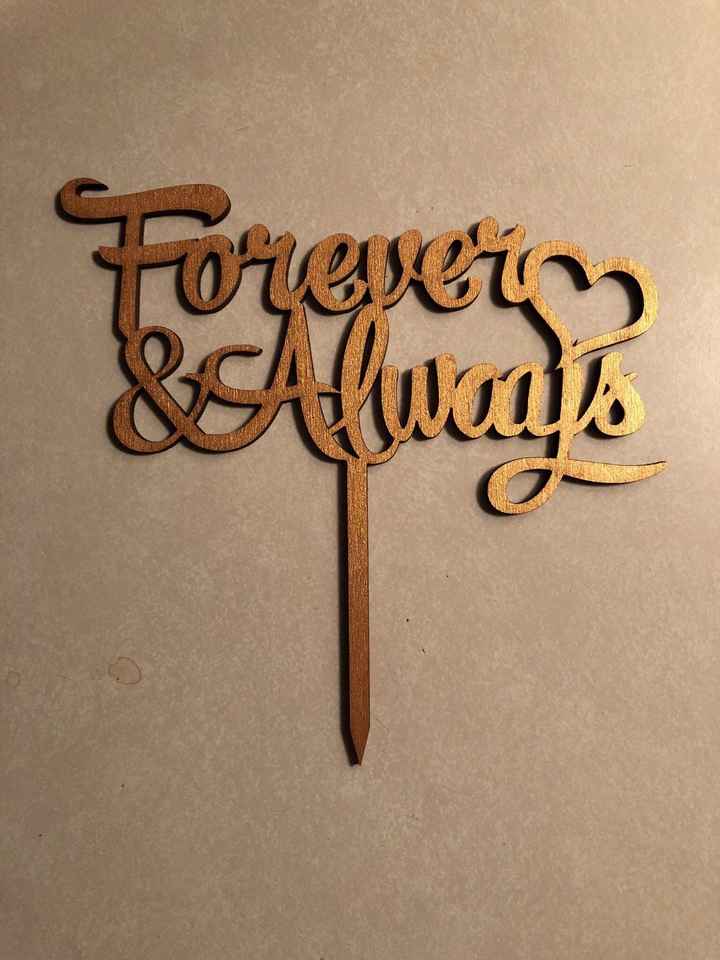 Cake topper has arrived!