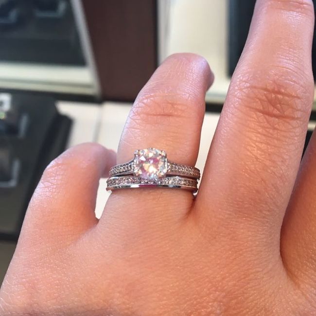 Got our wedding bands!!!!