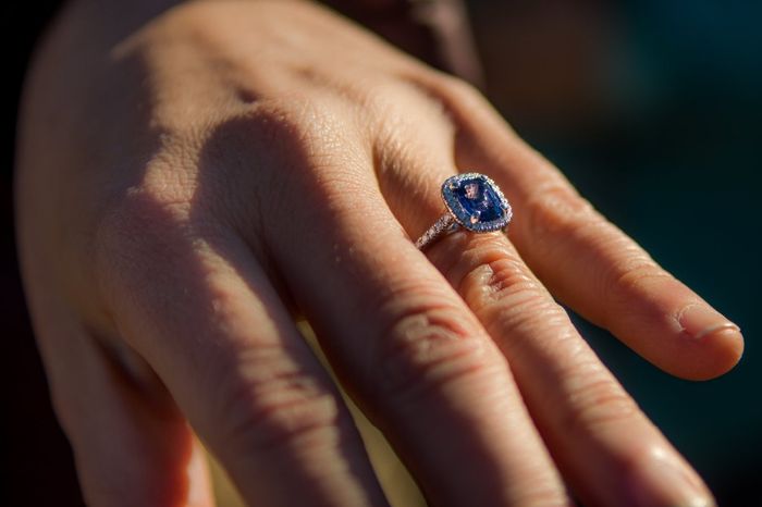 Blue wedding ring 9