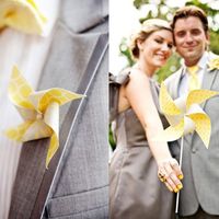 Bridesmaids have clutches, I have a brooch bouquet, I'm not using flowers anywhere so....