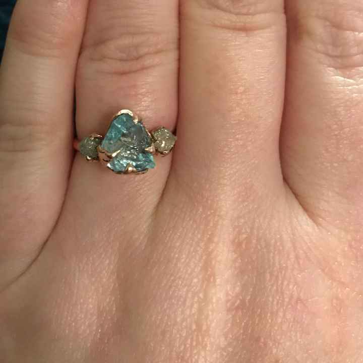 Show me your unique engagement rings! - 1