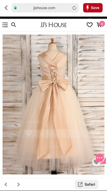 Where did you get your flower girl/jr bridesmaid dresses? - 1