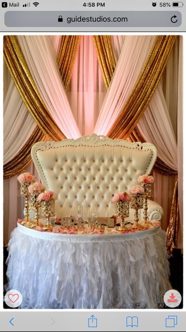Sweetheart table - 1