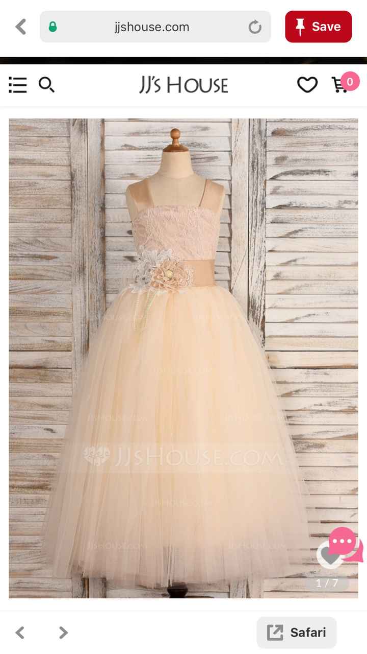 Where did you get your flower girl/jr bridesmaid dresses? - 2