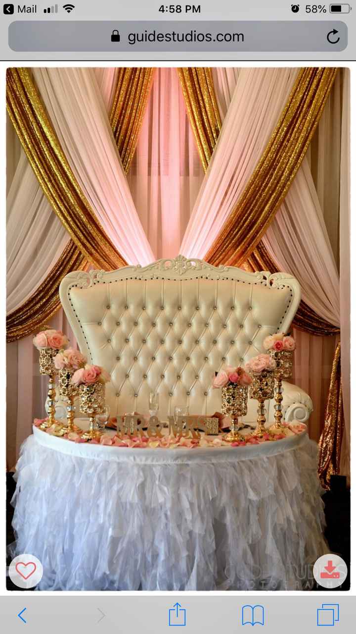 Sweetheart table - 1