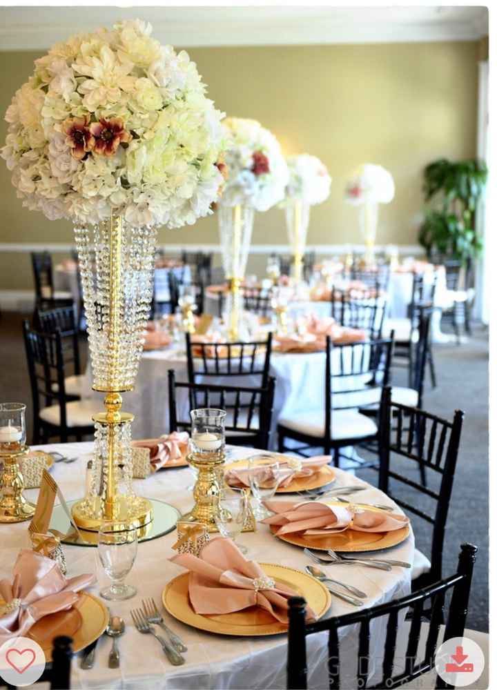 Head & Wedding Party table setting - 2