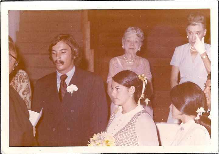 show me your mom's wedding dresses! :) - 80s and 90s