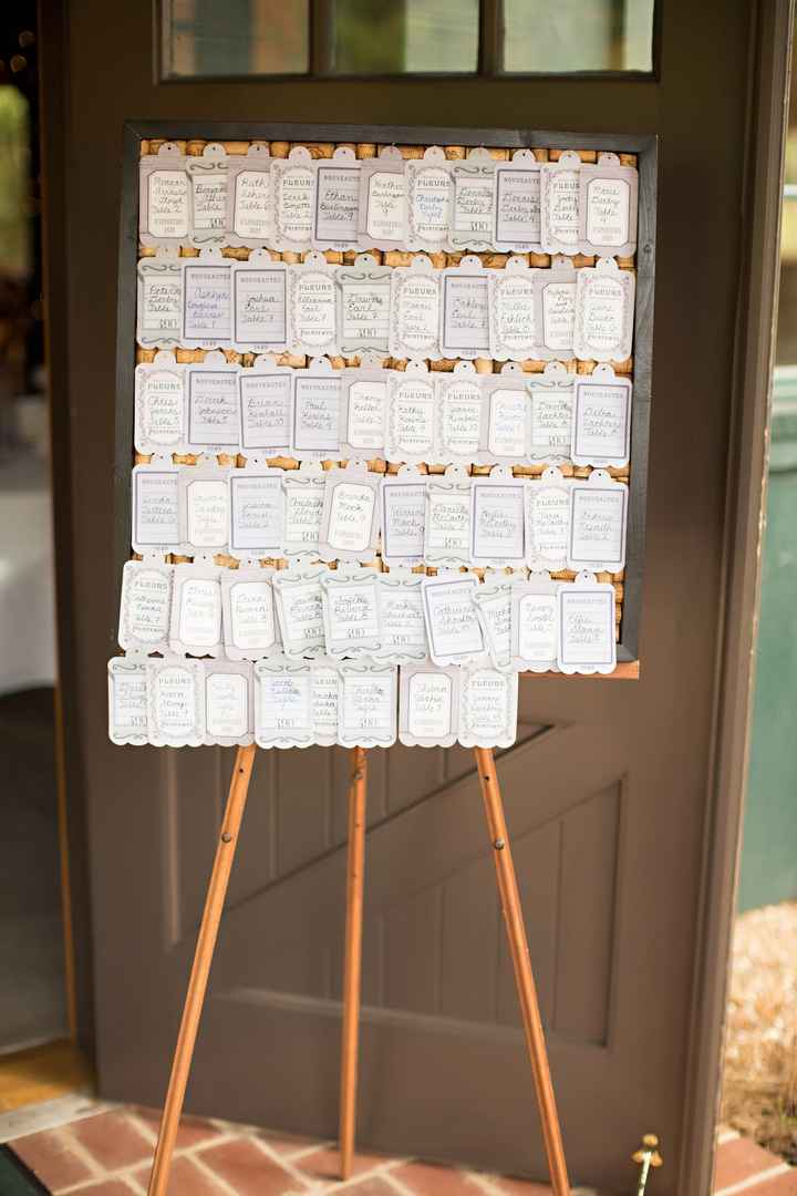 Seating charts, how are you displaying them? SHOW ME YOUR PICS please