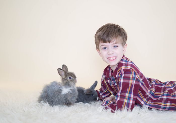 NWR - My boys with bunnies!!!