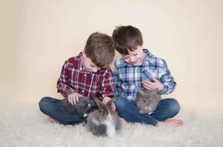 NWR - My boys with bunnies!!!