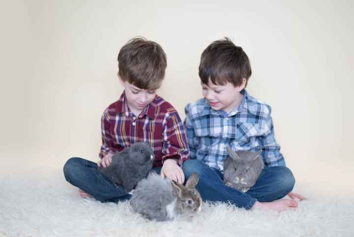 NWR - My boys with bunnies!!!