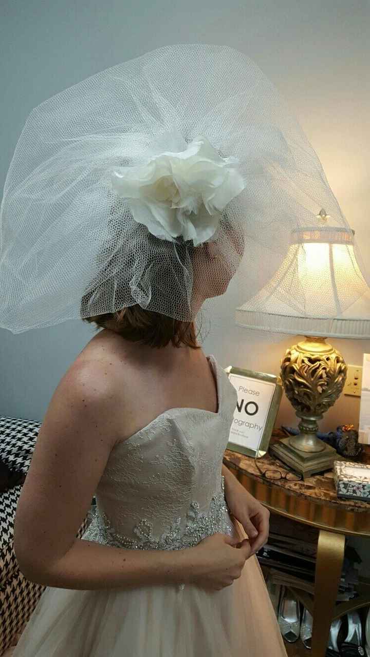 My dress & headpiece!!!