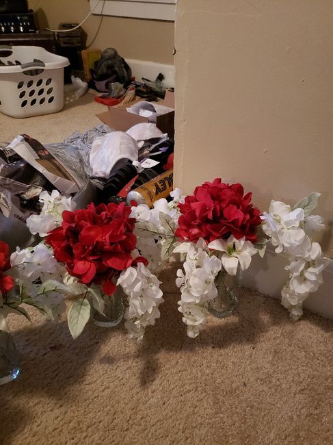 Finished the centerpieces 2