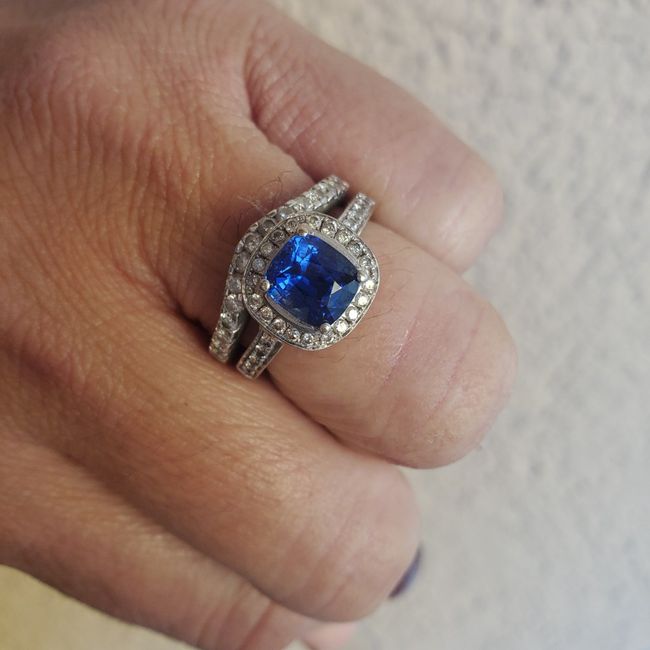 Sapphires as wedding rings! 1
