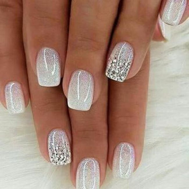 Vibrant bridal nails, yay or nay? 1