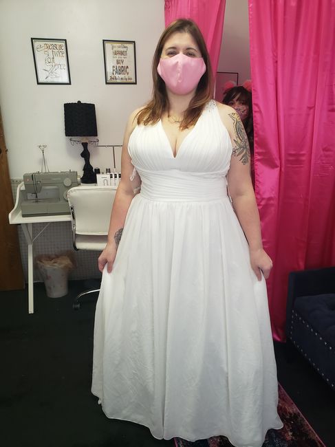 Final dress fitting - success! 1