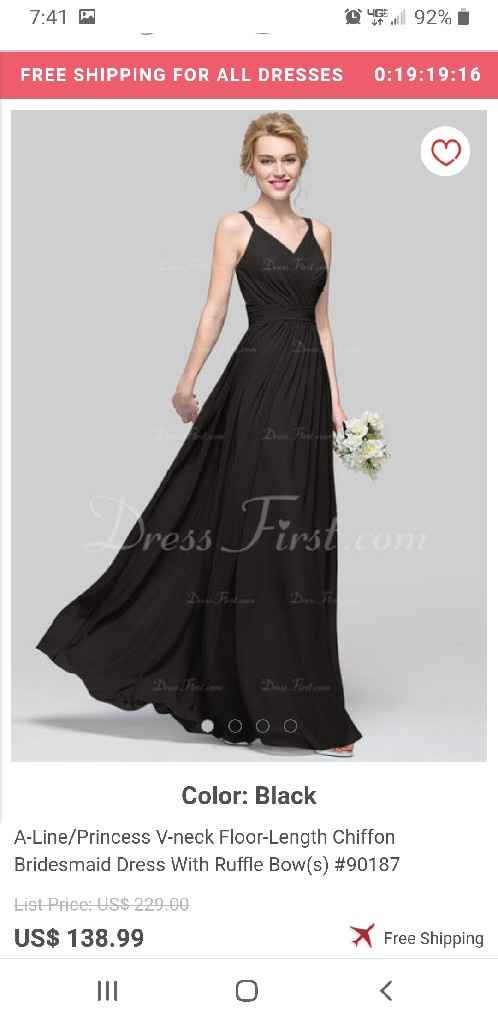 Bridesmaid dress- does this look like wedding dress? - 1