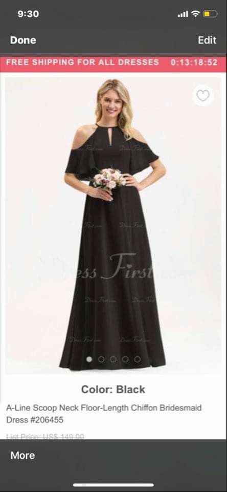 Bridesmaid dress- does this look like wedding dress? - 2