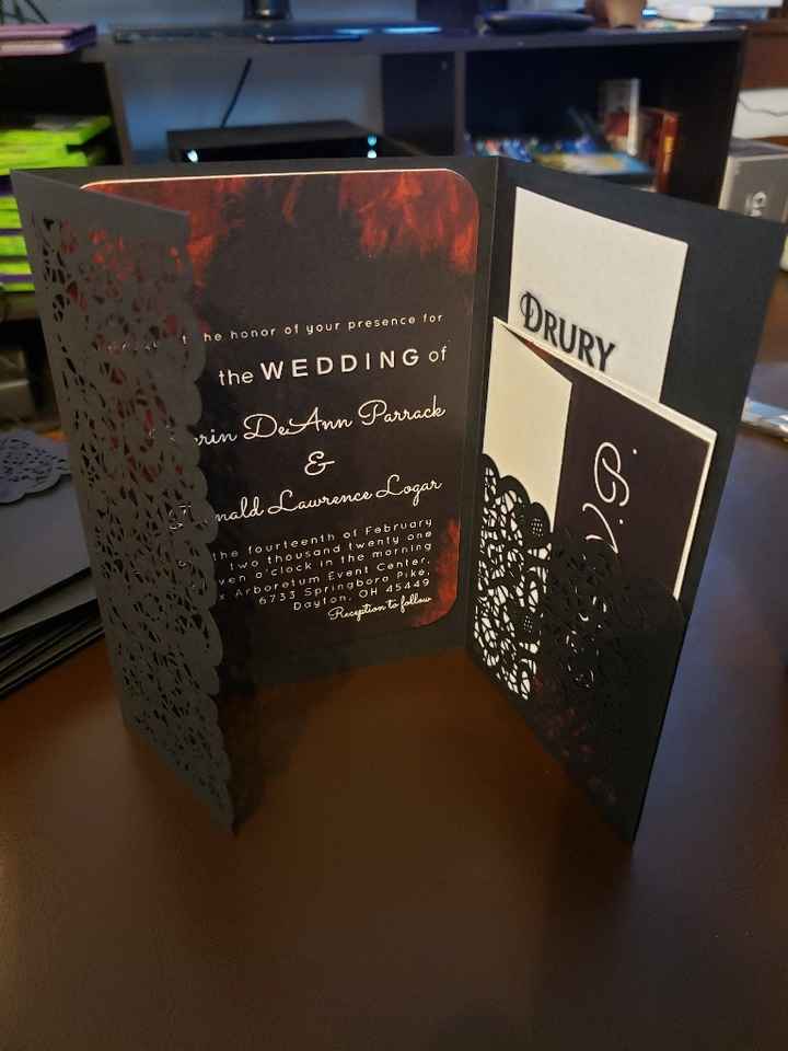 Let's See Those Wedding Invites! - 1