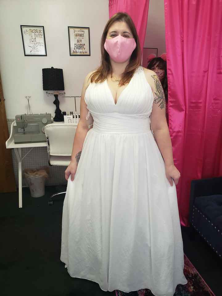 Final dress fitting - success! - 1