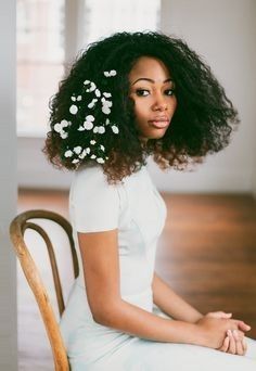 Natural hair brides