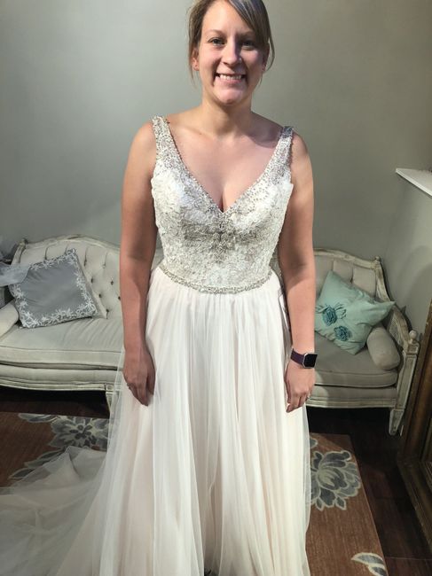 Chiffon wedding dress