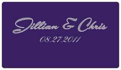 Yay!  Wedding programs are done - I LOVE Vistaprint (Thanks Hayley!)