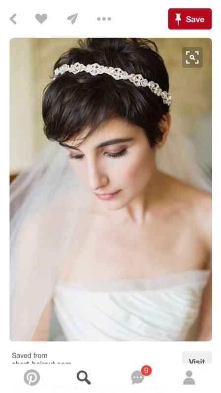 Short/medium haired brides!