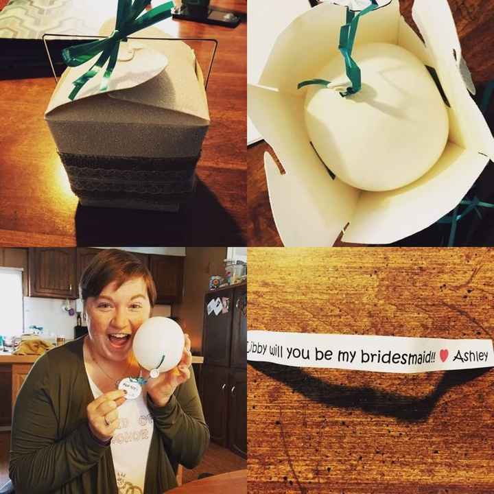 Bridesmaids proposals