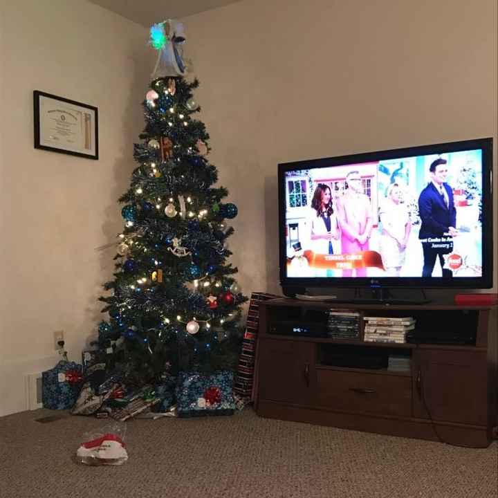 NWR: Finally finished decorating our first Christmas tree!!