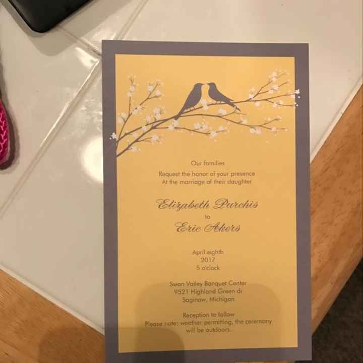 Show me your wedding invitations!
