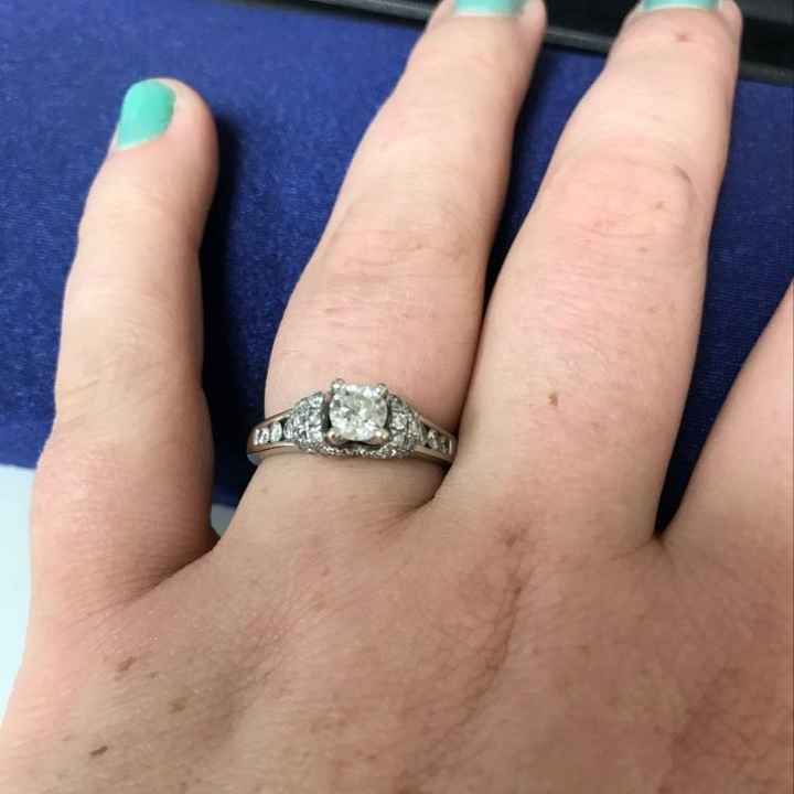 Lets see those beautiful engagement rings