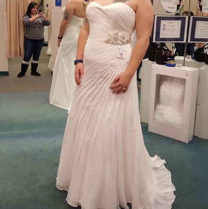 Let's show off our dresses.