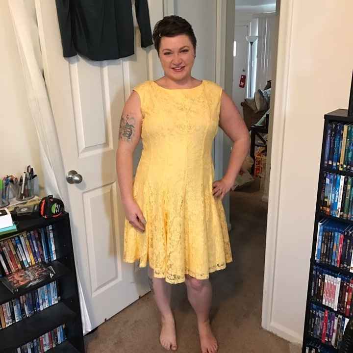 Show me your bridal shower dress.