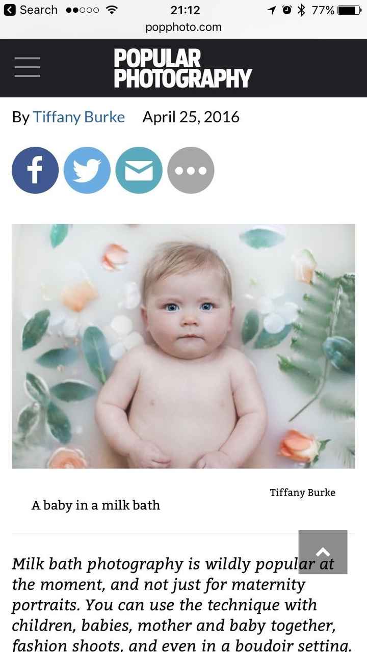 Milk bath as part of the boudoir?