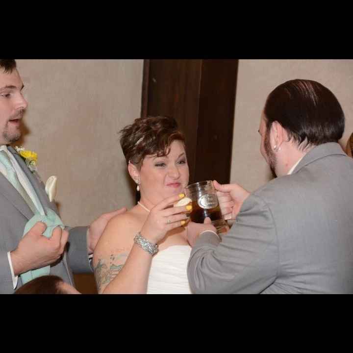 Show me the most awkward photo taken at your wedding!