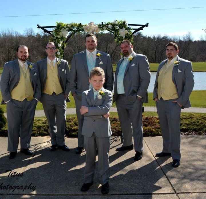 What are your grooms and groomsmen wearing on your big day?